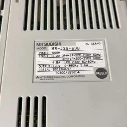 1PC Mitsubishi MR-J2S-60B Servo Drive MRJ2S60B ping