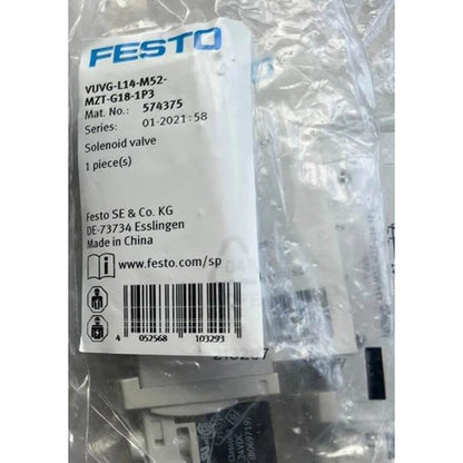 Festo VUVG-L14-M52-MZT-G18-1P3 574375 Solenoid Valve One Free Shipping