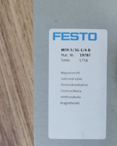 Festo MFH-5/3G-1/4-B 19787 Solenoid Valve One Free Shipping MFH5/3G1/4B
