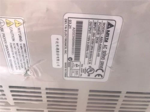 Delta ASD-A2023-AB Servo Driver ASDA2023AB One ping