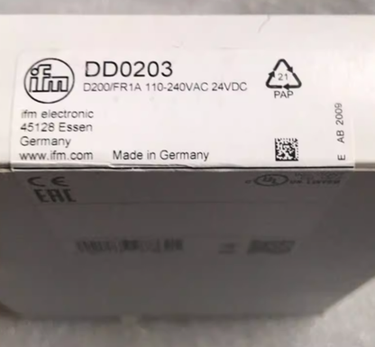 IFM DD0203 Speed Monitoring Module  One ping