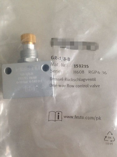 Festo GR-1/8-B 151215 Valve One Free Shipping GR1/8B