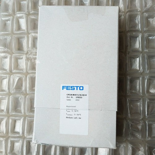 Festo CPE18-M1H-5/3G-QS-8 170253 Solenoid Valve One CPE18M1H5/3GQS8