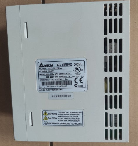 Delta ASD-A0221LA Servo Driver ASDA0221LA One ping