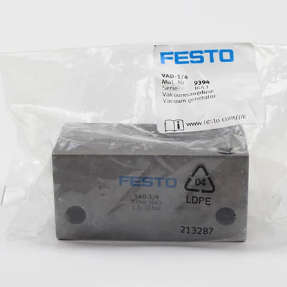 new Festo VAD-1/4 9394 Vacuum Generator One VAD1/4