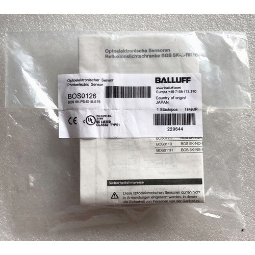 BALLUFF BOS 5K-PS-IX10-S75 BOS0126 Proximity Sensor One Free Shipping