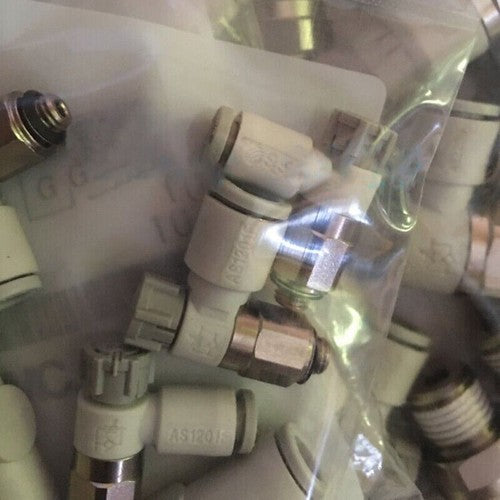 10PCS  SMC AS1201F-M5-06A Speed Control Flow Valve Free Shipping AS1201FM506A