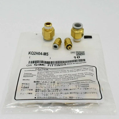 1Bag/10PCS SMC KQ2H04-M5 Fittings KQ2H04M5 Free Shipping