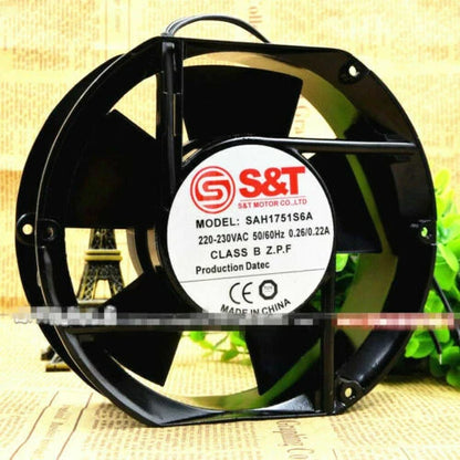 1pcs S&T SAH1751S6A 17050 220-230V 0.26/0.22A 17CM cooling fan