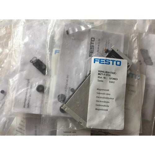 Festo VUVG-B10-T32C-MZT-F-1T1L 573413 Solenoid Valve One Free Shipping