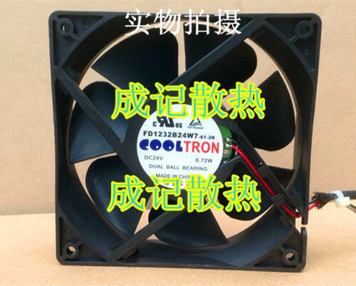 1pcs  COOLTRON FD1232B24W7-61-2R DC24V 6.72W inverter cooling fan
