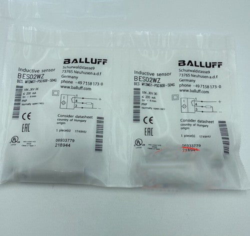 BALLUFF BES02WZ BES M12MG1-PSC60B-S04G Sensor One Free Shipping
