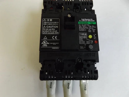1PC Fuji EG103AC 3P 100A Circuit Breaker ping