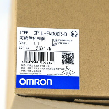 Omron CP1L-EM30DR-D PLC Module - New In Box - OMRON