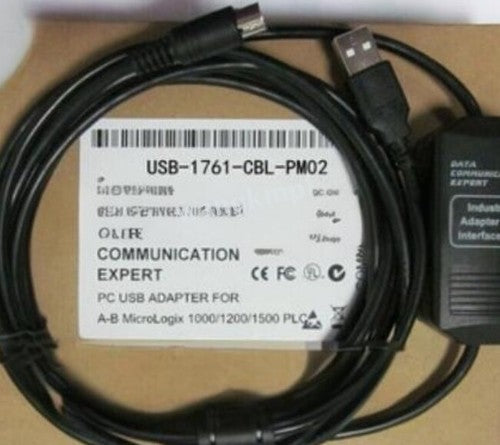 1PC USB-1761-CBL-PM02 Programming Cable For AB Micrologix 1000/1200/1500 Series