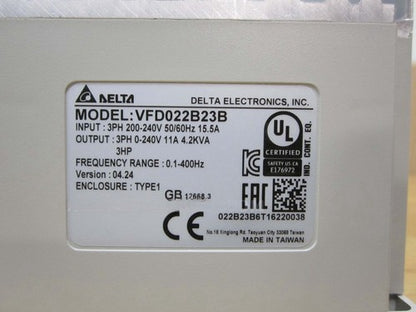 1PC Delta VFD022B23B Inverter ping