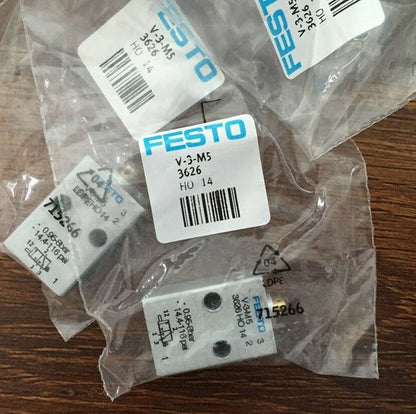 Festo V-3-M5 3626 Direct Acting Round Valve One Free Shipping V3M5