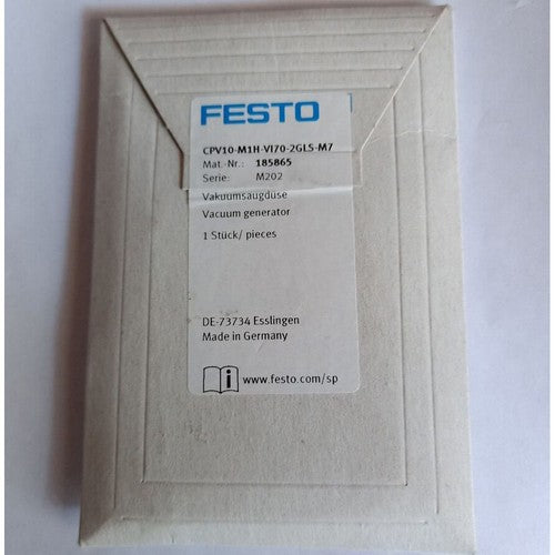 Festo CPV10-M1H-VI70-2GLS-M7 185865 Solenoid Valve One CPV10M1HVI702GLSM7