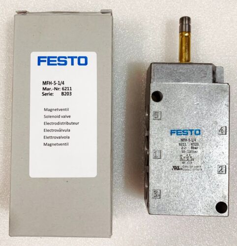 Festo MFH-5-1/4 6211 Solenoid Valve - Reliable Control Solutions - FESTO