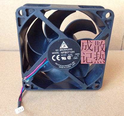 1pcs Delta NFB0712H-SM03 DC12V 0.23A 7020 3-wire projector fan