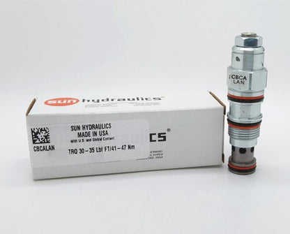 1PC SUN Hydraulics CBCA LAN Plug-in Pressure Relief One-way Balance Valve