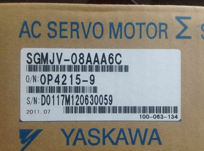 Yaskawa SGMJV-08AAA6C Servo Motor 1PC ping SGMJV08AAA6C
