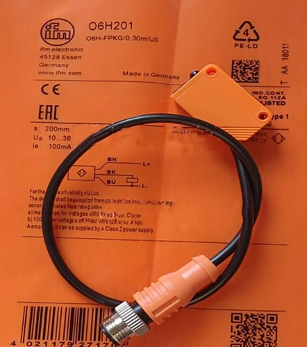 IFM O6H201 Diffuse Reflection Photoelectric Switch One Free Shipping