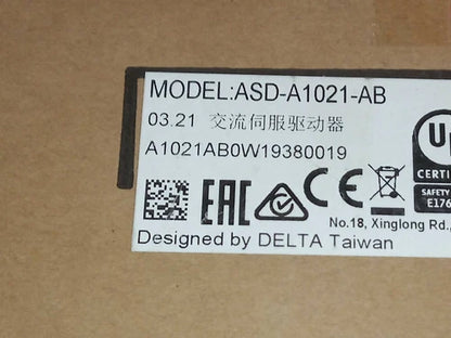 Delta ASD-A1021-AB Servo Driver One ping ASDA1021AB