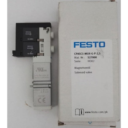 Festo 527000 CPASC1-M1H-G-P-2,5 Solenoid Valve One CPASC1-M1H-G-P-2.5