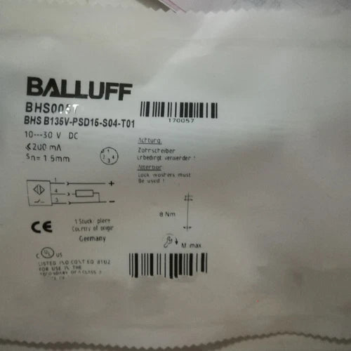 BALLUFF BHS B135V-PSD15-S04-T01 Proximity sensor One Free Shipping