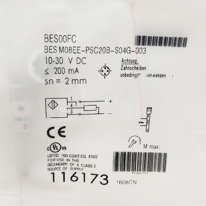BALLUFF BES M08EE-PSC20B-S04G-003 Sensor One Free Shipping