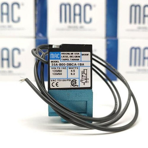 MAC 35A-B00-DBCA-1BA Solenoid Valve One 35AB00DBCA1BA