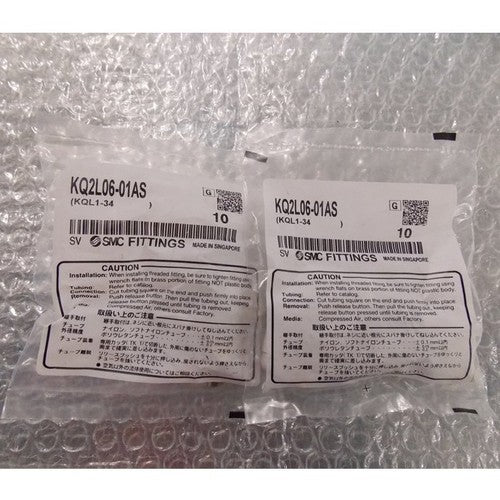 10PCS SMC KQ2L06-01AS Fittings Free Shipping KQ2L0601AS