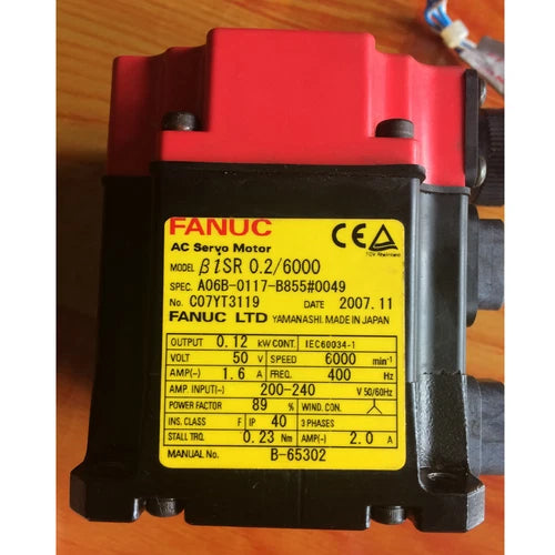 1PC Fanuc A06B-0117-B855#0049 Servo Motor One ping