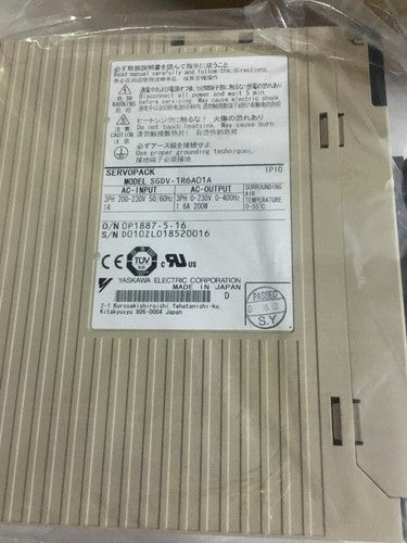 Yaskawa SGDV-1R6A01A Servo Driver 1PC ping SGDV1R6A01A
