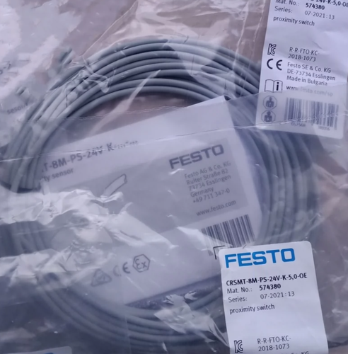 Festo CRSMT-8M-PS-24V-K-5.0-OE 574380 Proximity Sensor One Free Shipping