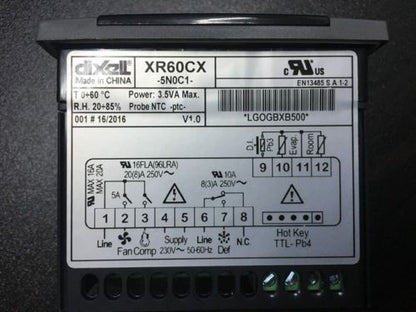 1PC DIXELL XR60CX-5N0C1 XR60CX5N0C1 Thermostat Controller  ping