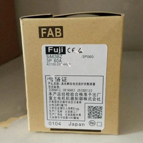 Fuji SA63BZ 3P 60A Circuit Breaker 1PC ping