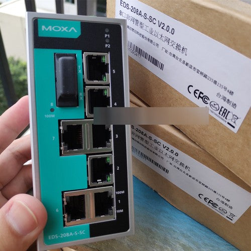 1PC  Moxa EDS-208A-S-SC Industrial Ethernet Switch EDS208ASSC