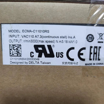 Delta ECMA-C11010RS Servo Motor One ping ECMAC11010RS