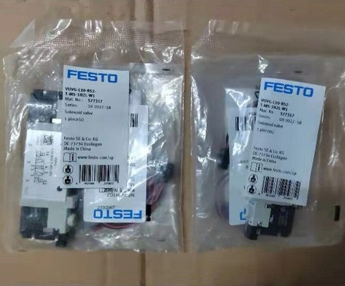 Festo VUVG-L10-B52-T-M5-1H2L-W1 577317 Solenoid Valve One Free Shipping