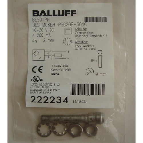 BALLUFF BES M08EH-PSC20B-S04G Sensor One Free Shipping
