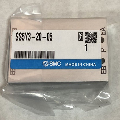 1PC SMC SS5Y3-20-05 solenoid valve SS5Y32005 Free Shipping