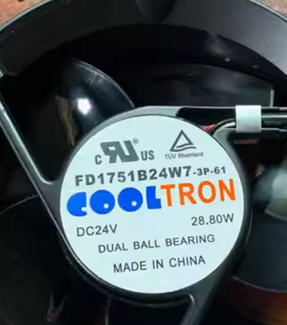 COOLTRON FD1751B24W7-3P-61 Cooling Fan 24V 28.8W