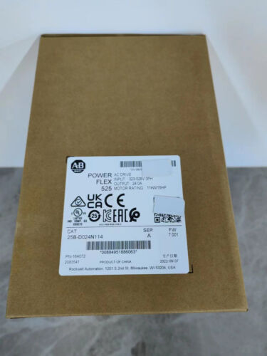 25B-D024N114 PowerFlex AC Drive 480V 15HP 2022 Surplus Sealed - KOEED