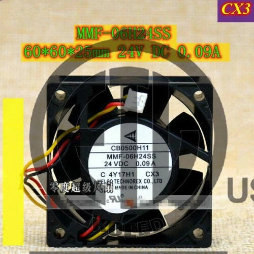 1PC Mitsubishi CB0500H11 MMF-06H24SS CX3 24V 0.09A inverter cooling fan