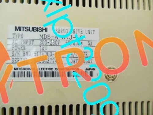 Mitsubishi MDS-A-SVJ-10 Servo Driver MDSASVJ10