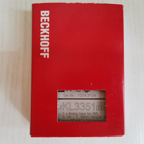 Beckhoff KL3351 PLC Module One ping
