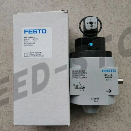 1PCS Festo HEE-D-MIDI-24 172959 HEEDMIDI24 on/off valve