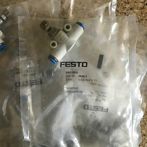 Festo GRO-QS-6 193973 Valve One Free Shipping GROQS6